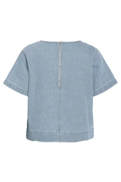 New Noisy May Nmjannel 2/4 Regular Shirt Fo088Lb 4925003 Light Blue Denim
