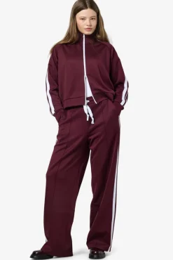 Hot Noisy May Nmjenna Nw Sporty Jogger 4837291 Windsor Wine White Stripes