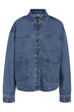 Best Noisy May Nmkettie L/S Reg Jcket Vi557Mb 4762456 Medium Blue Denim