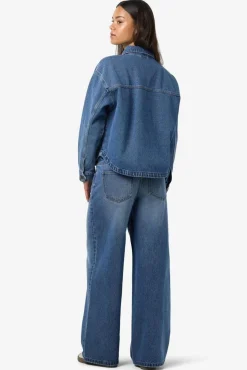Best Noisy May Nmkettie L/S Reg Jcket Vi557Mb 4762456 Medium Blue Denim