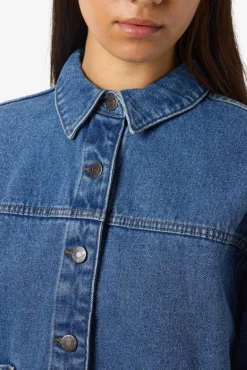 Best Noisy May Nmkettie L/S Reg Jcket Vi557Mb 4762456 Medium Blue Denim