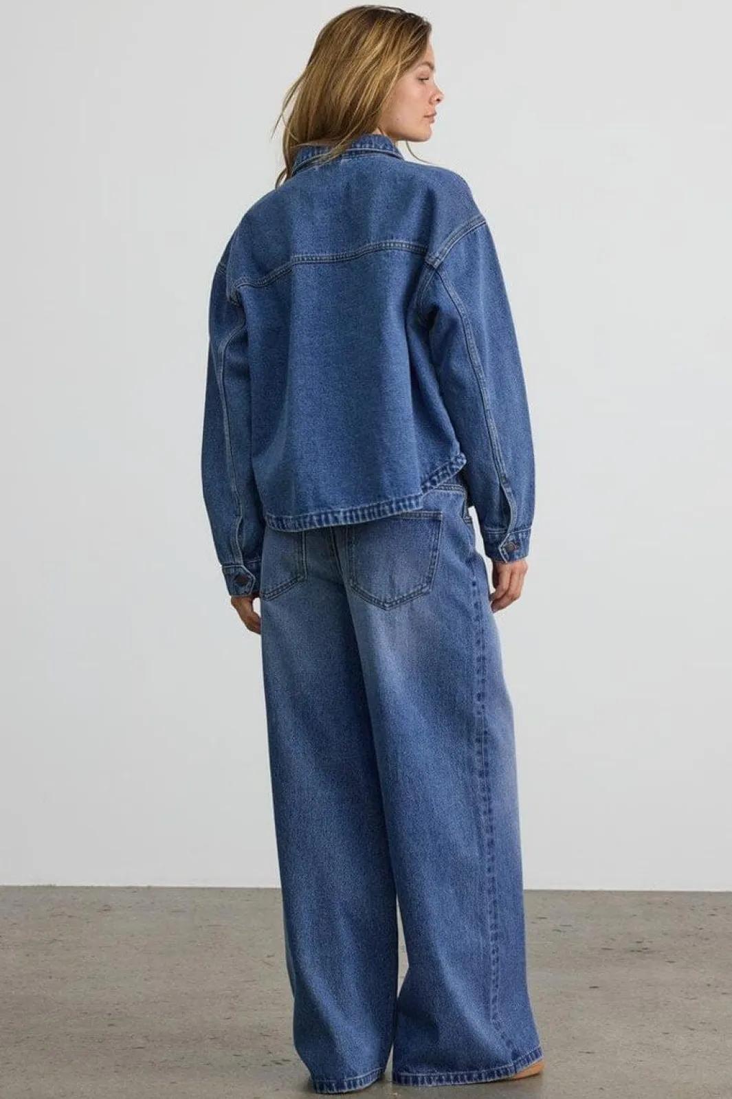 Best Noisy May Nmkettie L/S Reg Jcket Vi557Mb 4762456 Medium Blue Denim