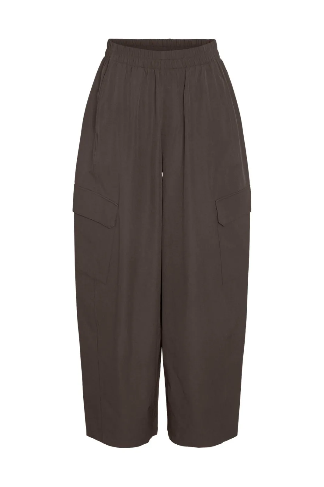 Clearance Noisy May Nmkirby Barrel Pants 5068913 Chocolate Brown