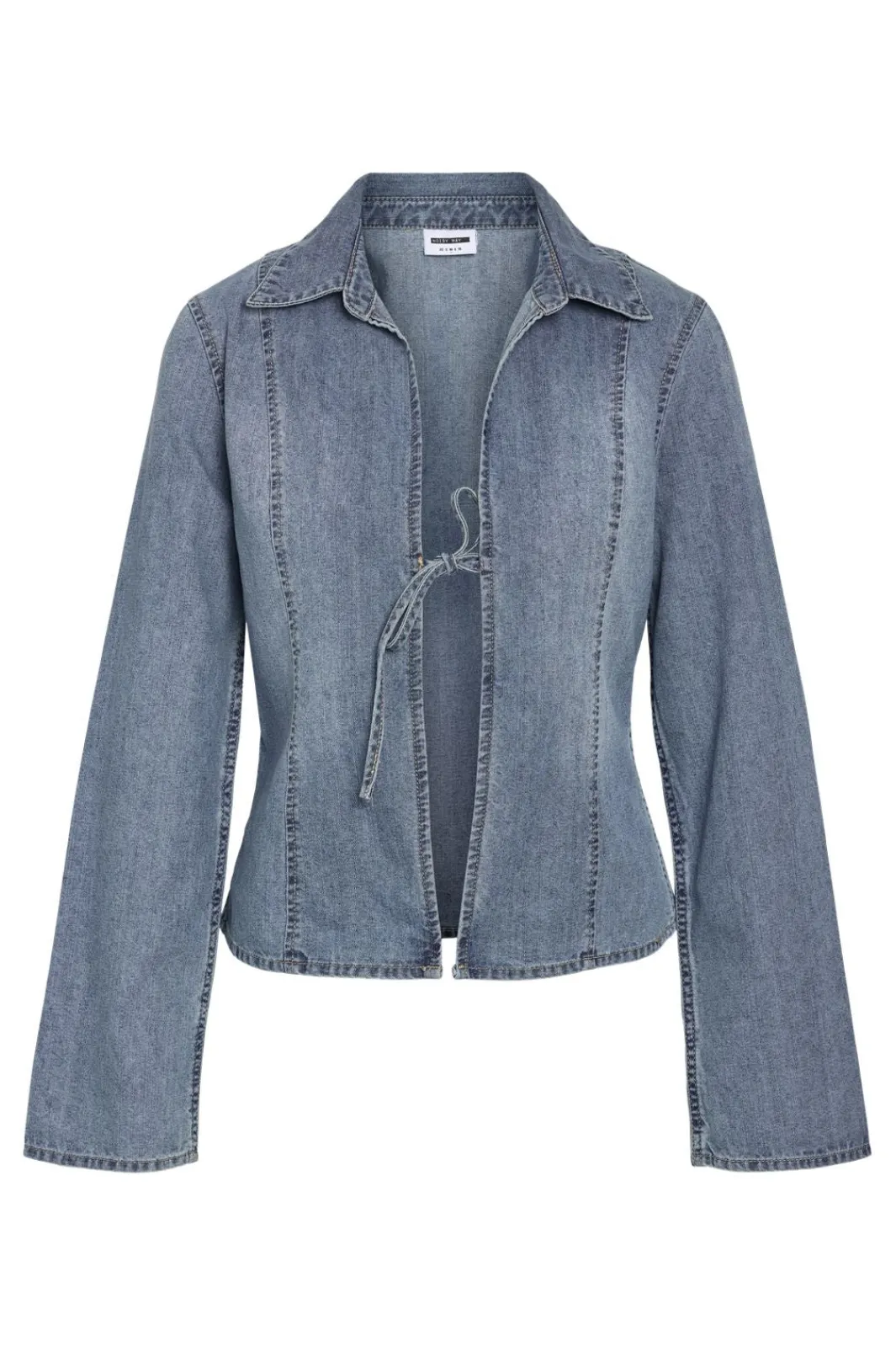 Discount Noisy May Nmmaisy L/S String Denim Shirt Bs031Lb 4801537 Light Blue Denim