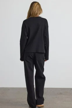 New Noisy May Nmmocca L/S Regular Fit Top Fwd 4793254 Black