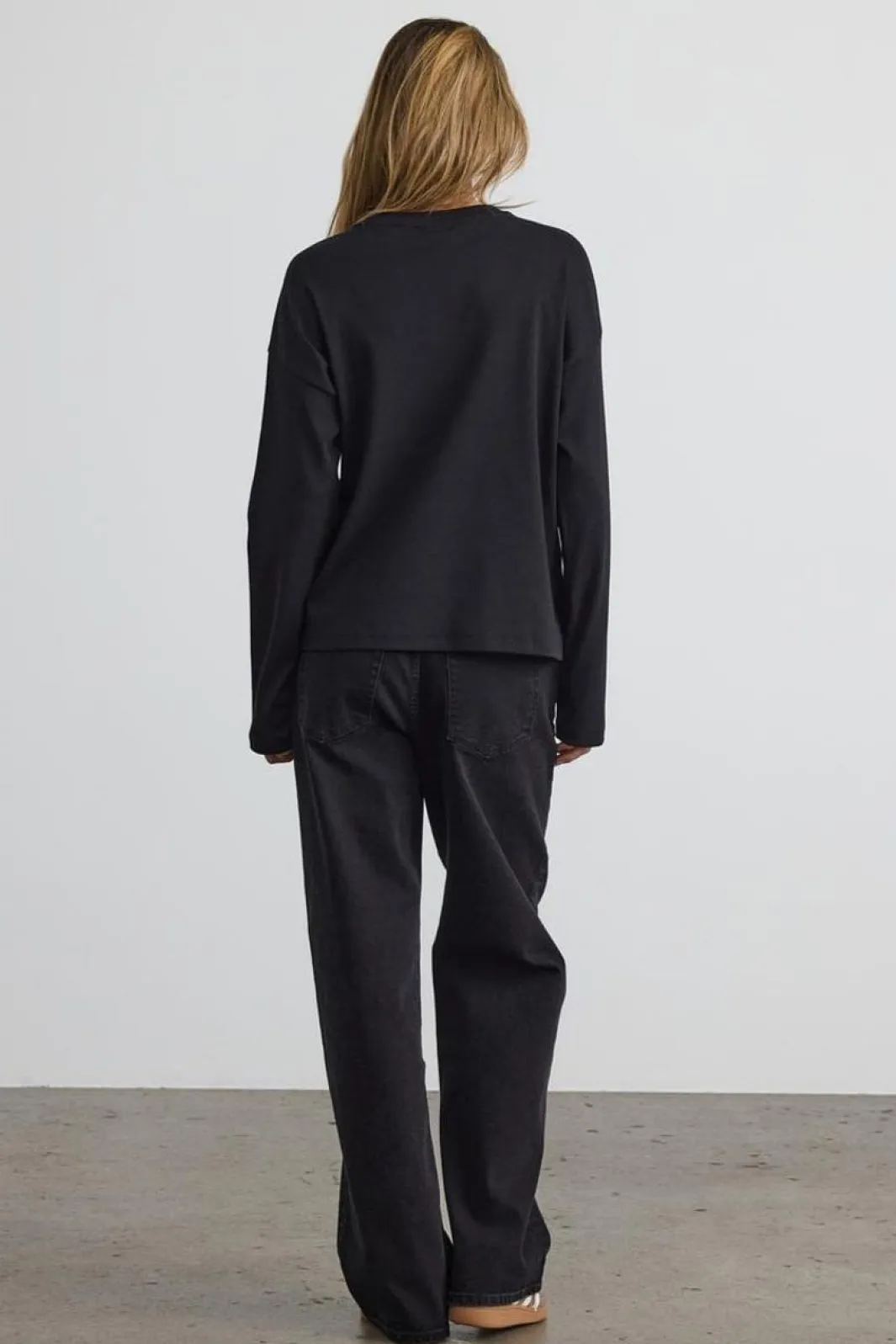 New Noisy May Nmmocca L/S Regular Fit Top Fwd 4793254 Black