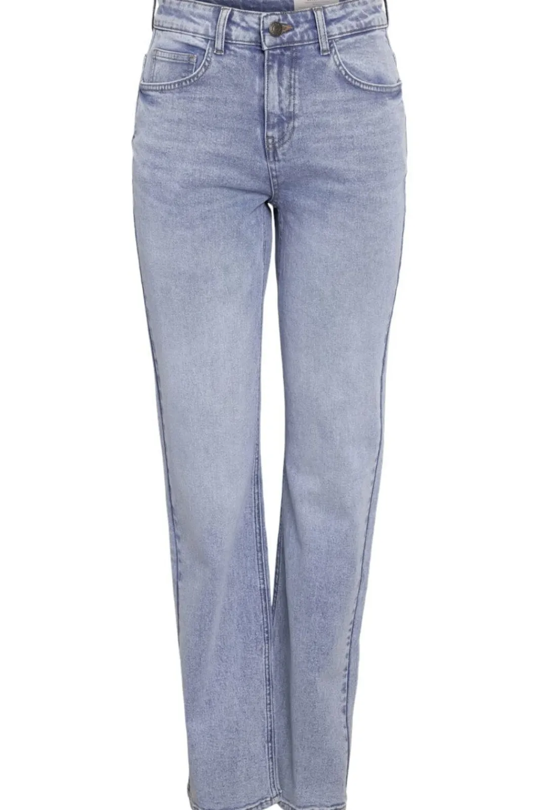 New Noisy May Nmmonica Straight Jean Az359Lb 4682806 Light Blue Denim