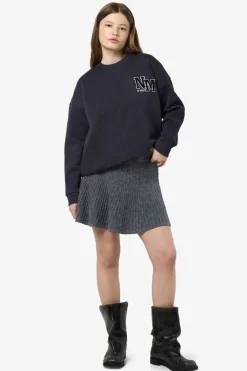 Noisy May Nmnola Nw Pleated Knit Skirt Fwd 4805687 Medium Grey Melange