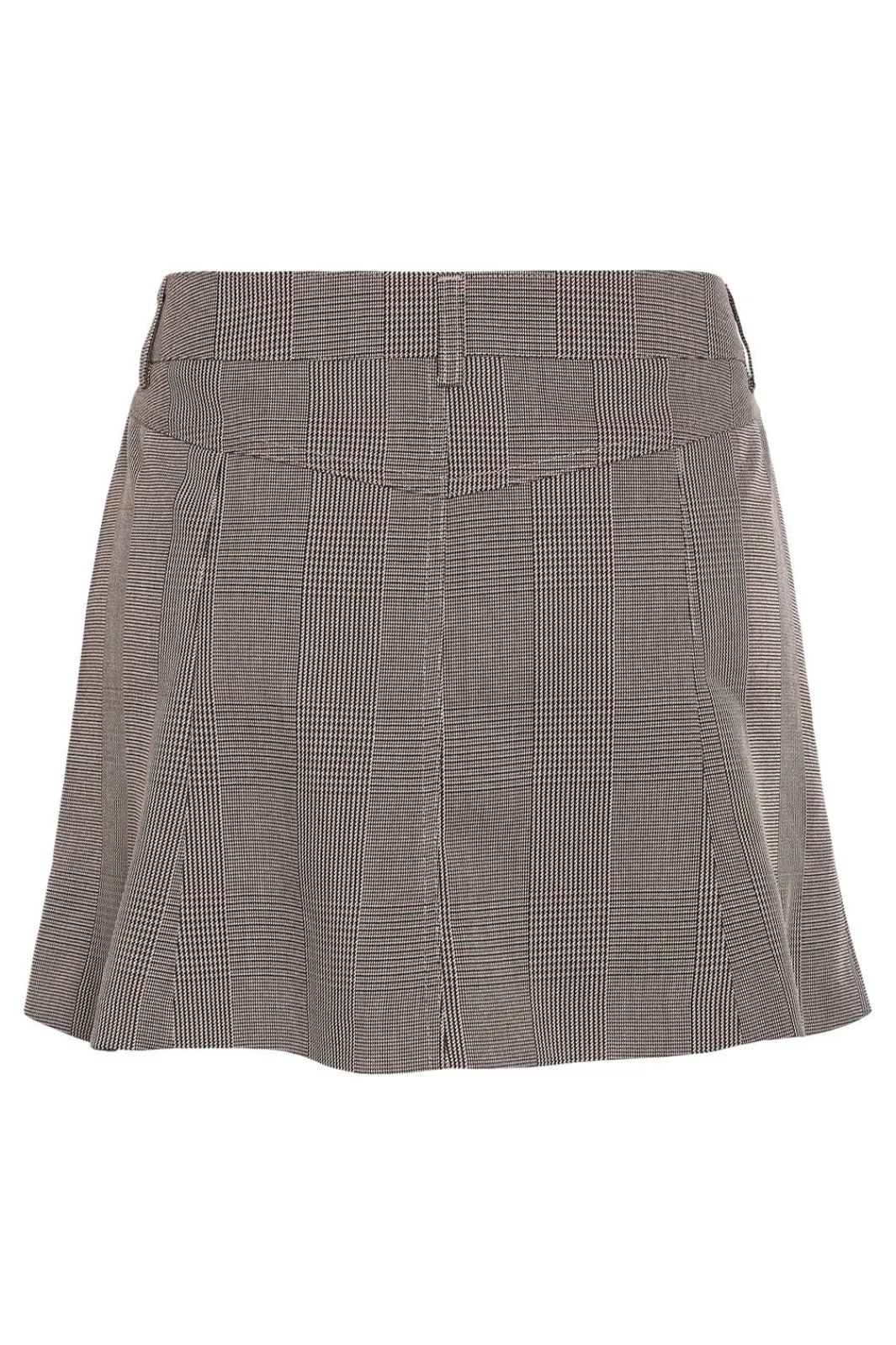 Sale Noisy May Nmwera Nw Check Skirt Fwd 4826456 Toasted Coconut Windsor Wine