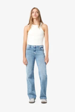 Clearance Noisy May Nmyolanda Nw Wide Jeans Az236Lb Fwd 4179737 Light Blue Denim