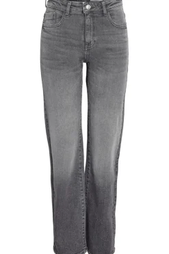 Clearance Noisy May Nmyolanda Nw Wide Jeans Az371Dg Fwd 4532618 Dark Grey Denim