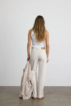 Best Noisy May Nmyolanda Straight Jeans Color 4920927 Pumice Stone