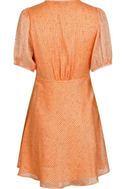 Outlet Neo Noir Nobu Sparkle Dress Tangerine