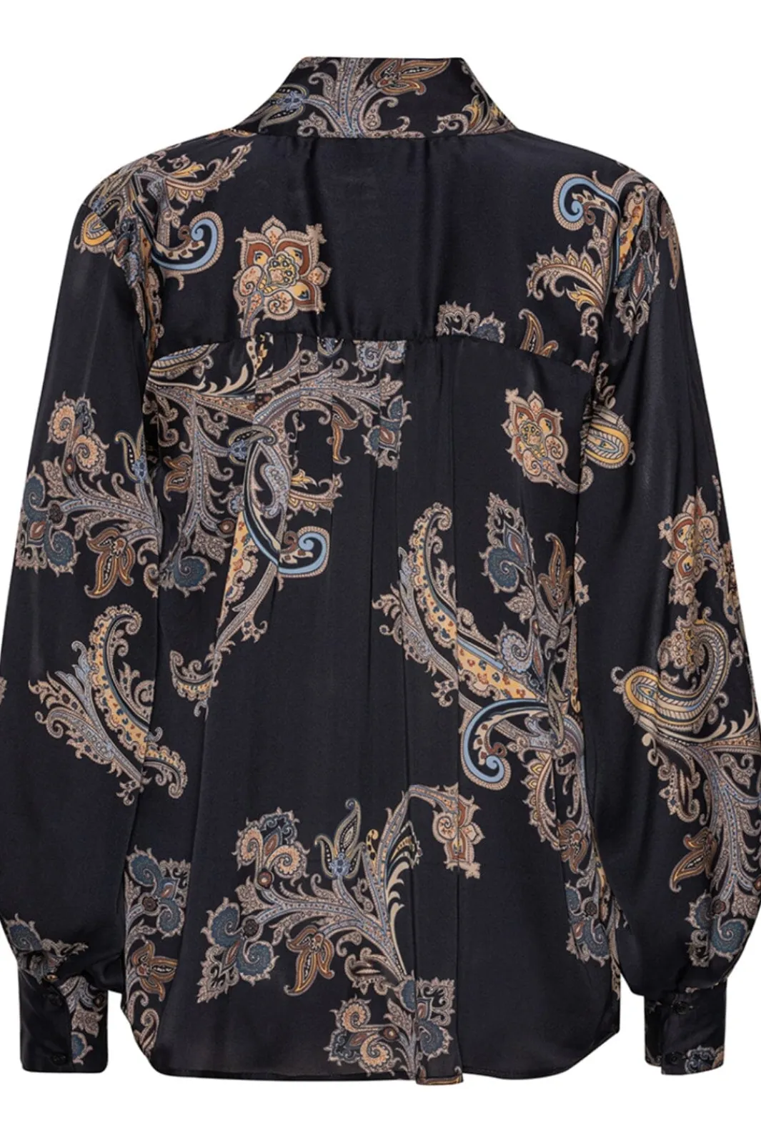 Clearance Karmamia Noelle Shirt Pearson Paisley Blue