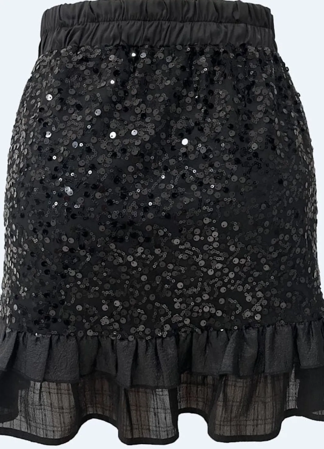 New Liberte Nor Frill Skirt 22268 Black Sequins
