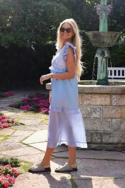 Hot Liberte Nor-Frill-Dress 22236 Dream Blue