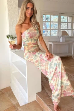Hot BYIC Novaic Mesh Dress A23799 Pastel Garden