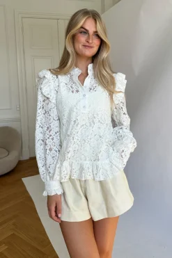 Hot BYIC Nuna Shirt White Lace