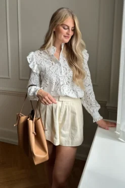 Hot BYIC Nuna Shirt White Lace