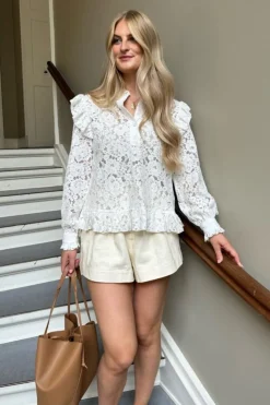 Hot BYIC Nuna Shirt White Lace