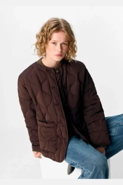 Sale Object Objallie Ls Lo Quilted Jacket 4657045 Java