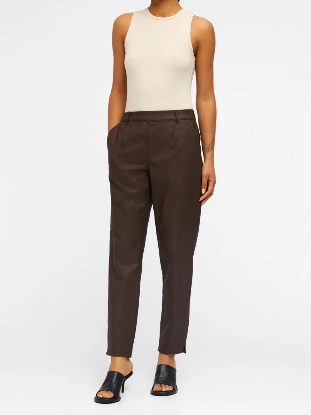 Discount Object Objbelle Lisa Coated Pant 4298251 Java