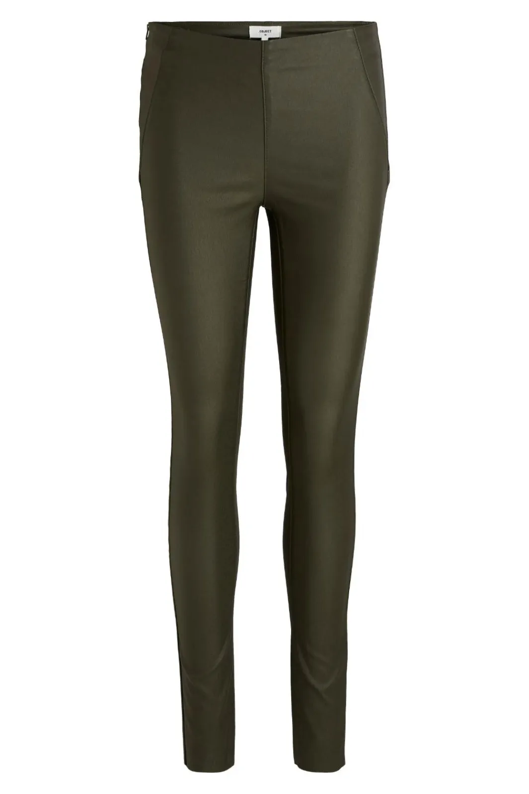 New Object Objbelle Mw Coated Leggings Forest Night