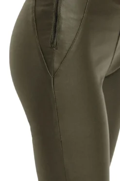 New Object Objbelle Mw Coated Leggings Forest Night