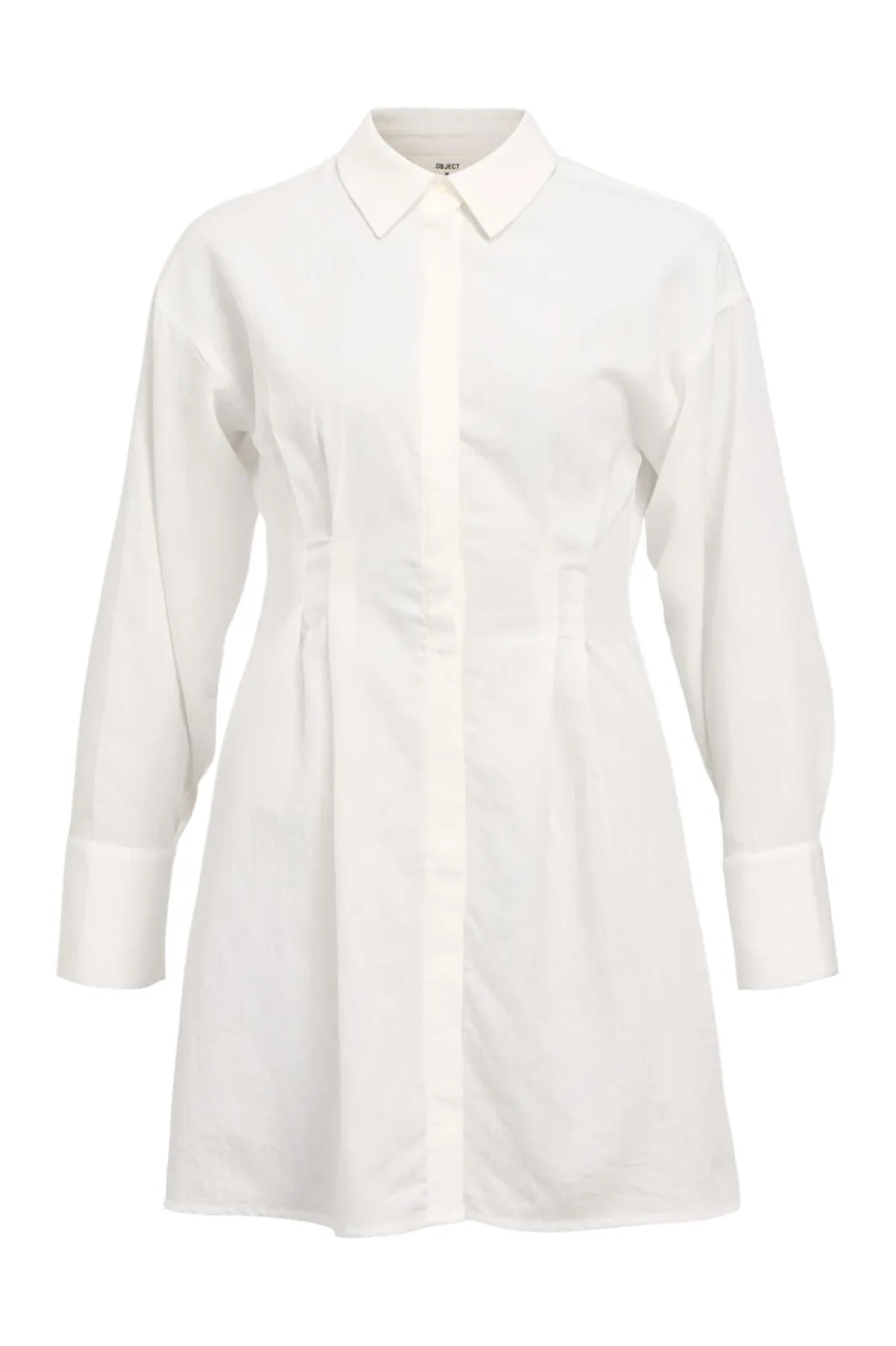 Object Objcille L/S Sculpture Mini Dress 4786288 Cloud Dancer