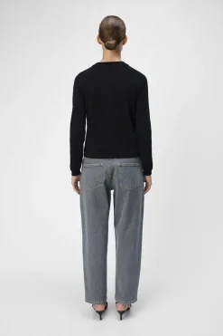 Object Objester Sli L/S Knit Cardigan 4613504 Black