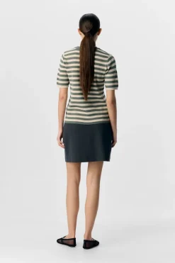 Discount Object Objester S/S New Knit Pullover 4789033 Laurel Wreath Sandshell