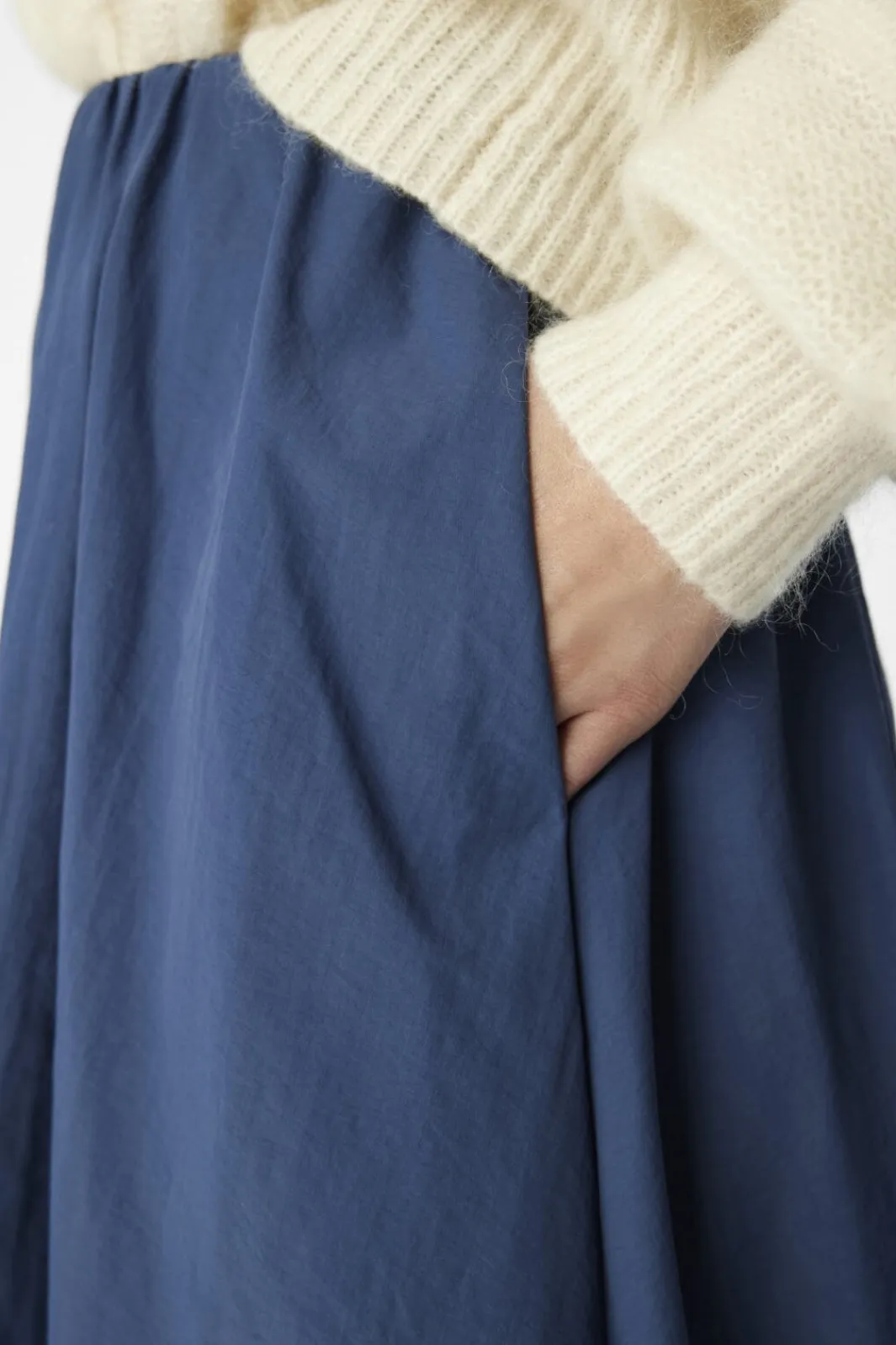 Sale Object Objetta Long Baloon Skirt 4788493 Dark Denim