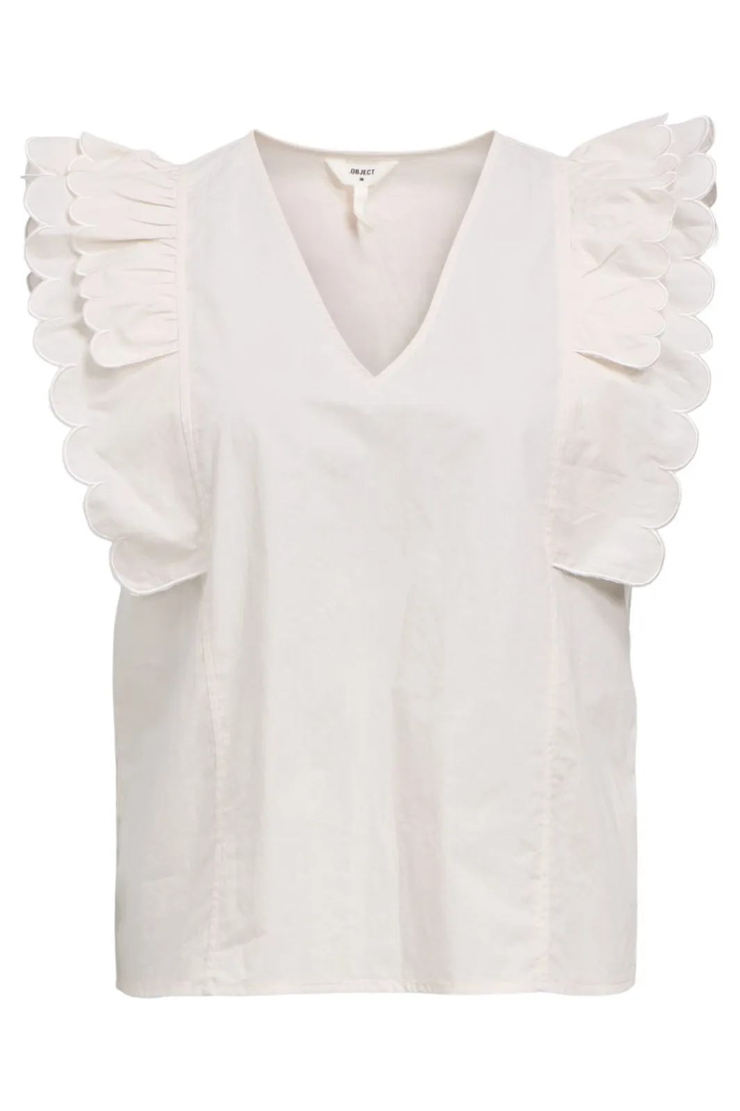 Object Objhope Papaya Nour S/S Top 4805979 White Sand