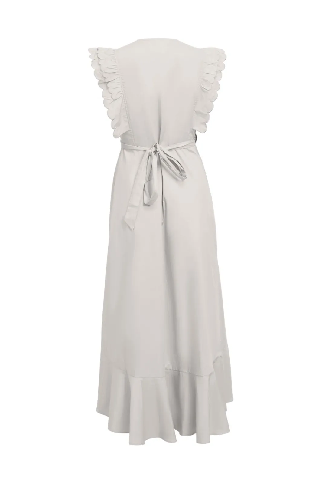 Clearance Object Objhope Papaya S/S Wrap Dress 4805980 White Sand