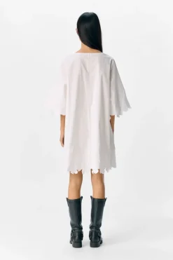 Sale Object Objkamma 3/4 Lo Short Dress Ss Fair 25 4881814 Cloud Dancer