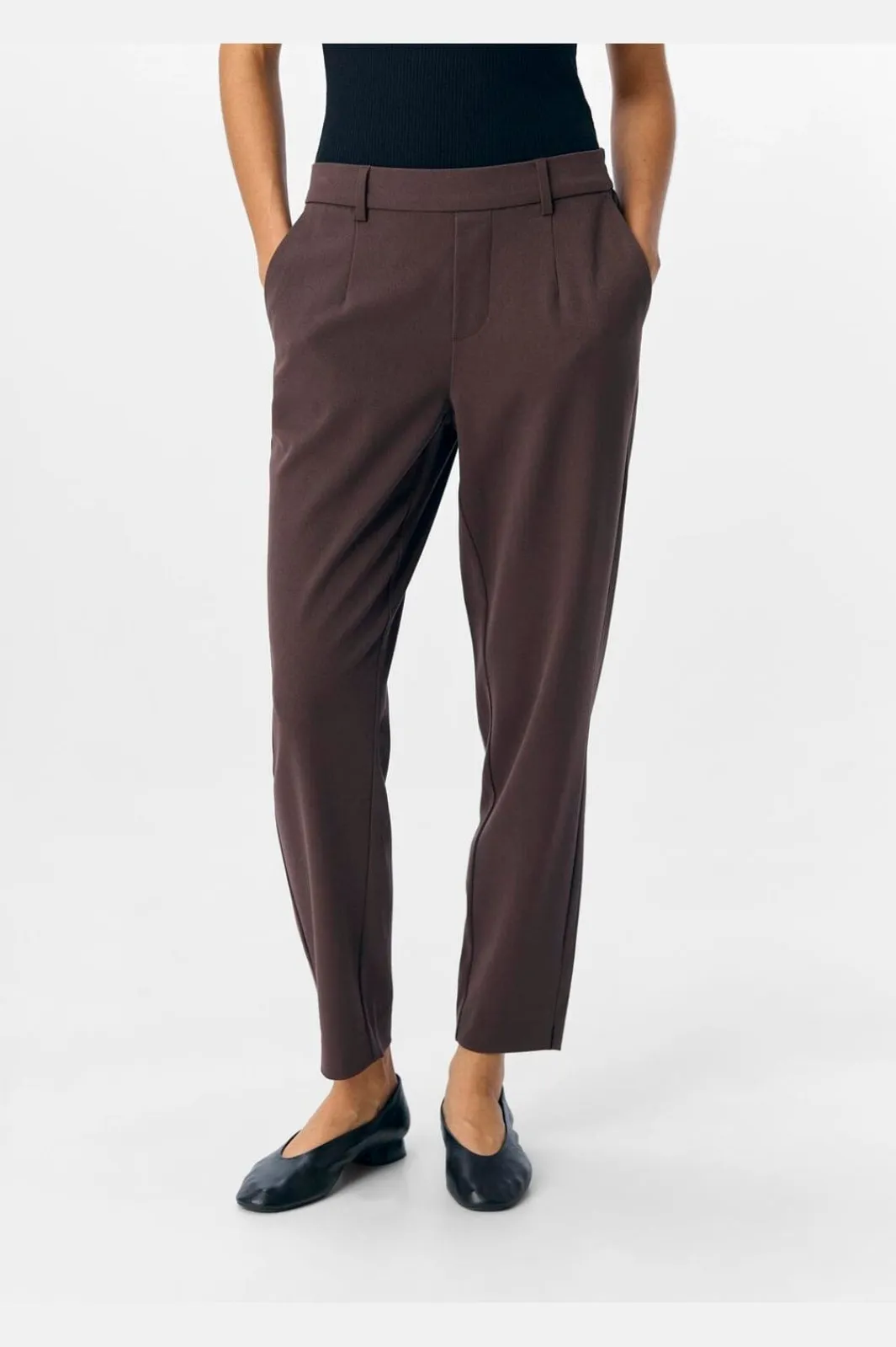 Best Object Objlisa Slim Pant 4856905 Seal Brown