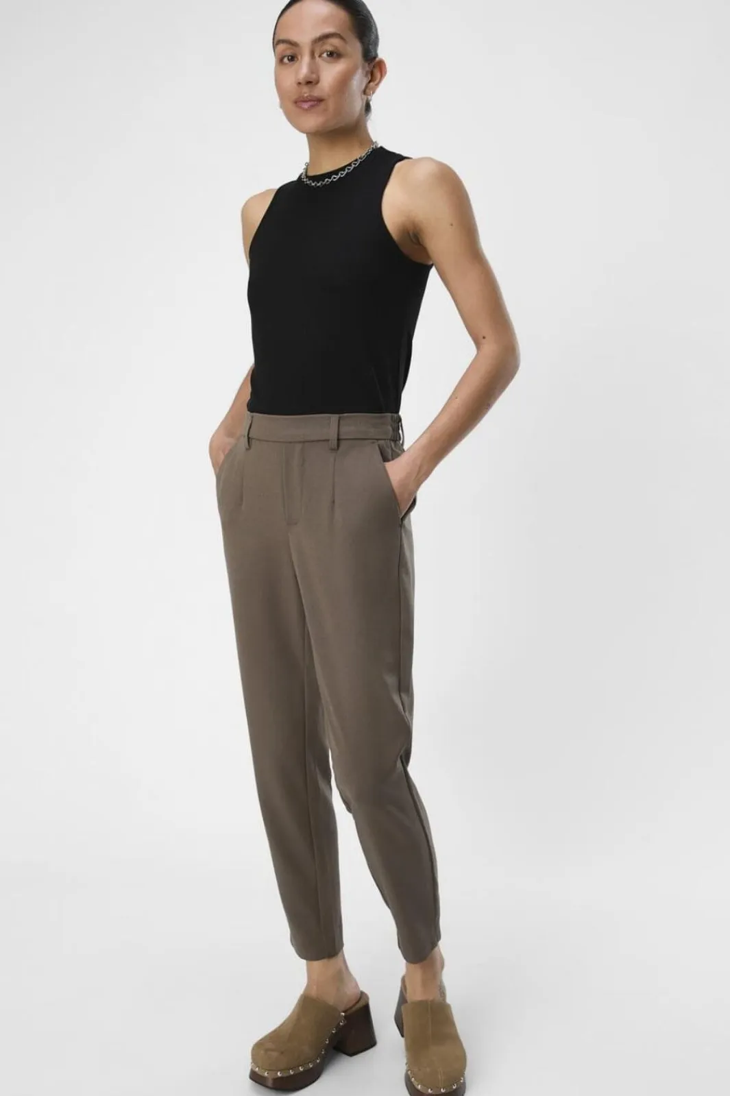 Object Objlisa Slim Pant 4535483 Morel