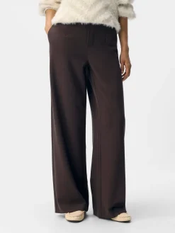 New Object Objlisa Wide Pant 4856910 Seal Brown