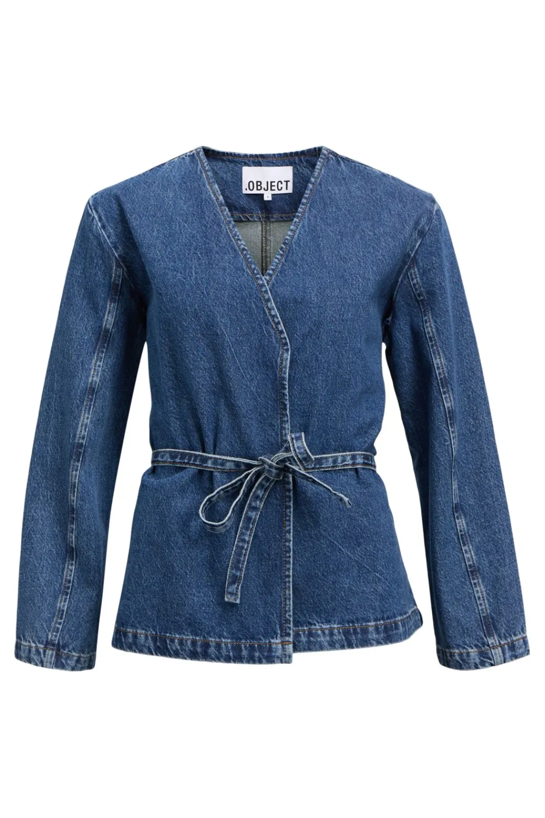 Hot Object Objmallie L/S Lo Blazer Ss Fair 25 4881757 Medium Blue Denim