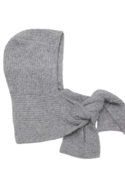 Clearance Object Objmilu Scarf Knit Balaclava 4863877 Medium Grey Melange