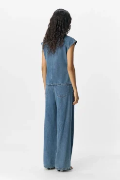 Sale Object Objmoji Divona Wide Jeans 140 4823949 Medium Blue Denim