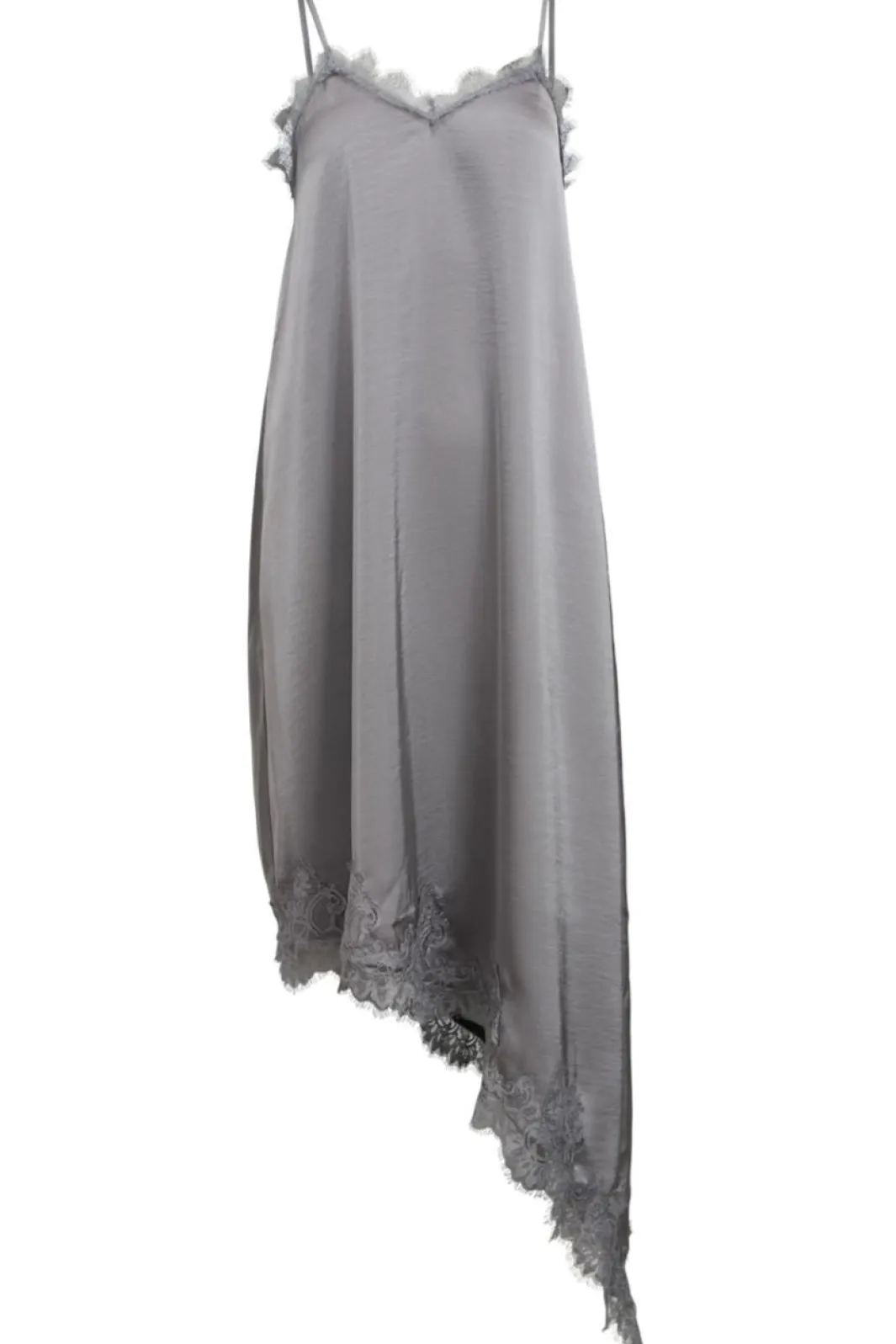 Object Objnaline Reg Slip Lace Dress Vip 26 5093621 Brushed Nickel