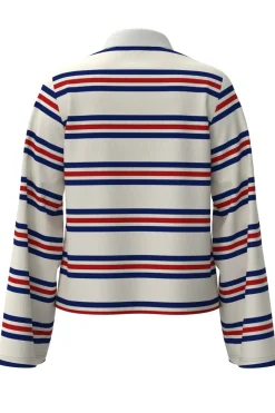 Online Object Objnana L/S Re Polo Top 4851567 Dark Blue Cd-Flame Scarlet