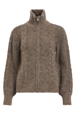Hot Object Objnete Lo Knit Cardigan 4601882 Morel Melange