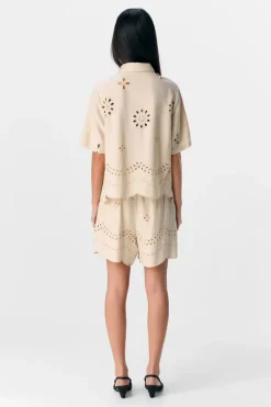 Object Objnoelle Re S/S Shirt 138 4731870 Sandshell