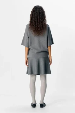 Sale Object Objreynard 2/4 Knit Pullover 4861953 Medium Grey Melange