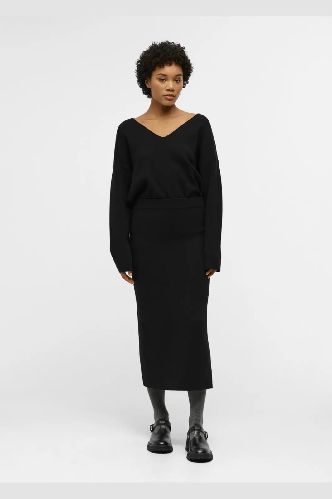 Clearance Object Objreynard Knit Skirt 4486517 Black