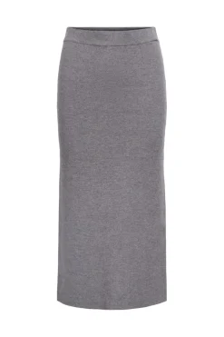 Clearance Object Objreynard Knit Skirt 4856930 Medium Grey Melange