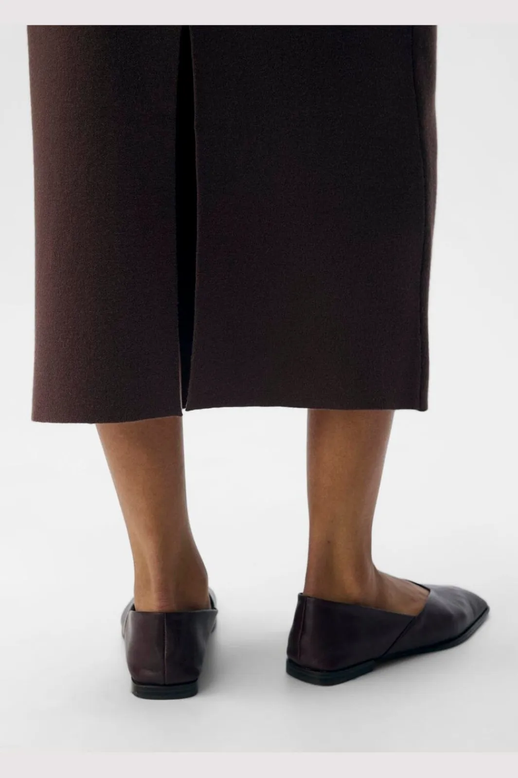 Best Object Objreynard Knit Skirt 4885501 Seal Brown