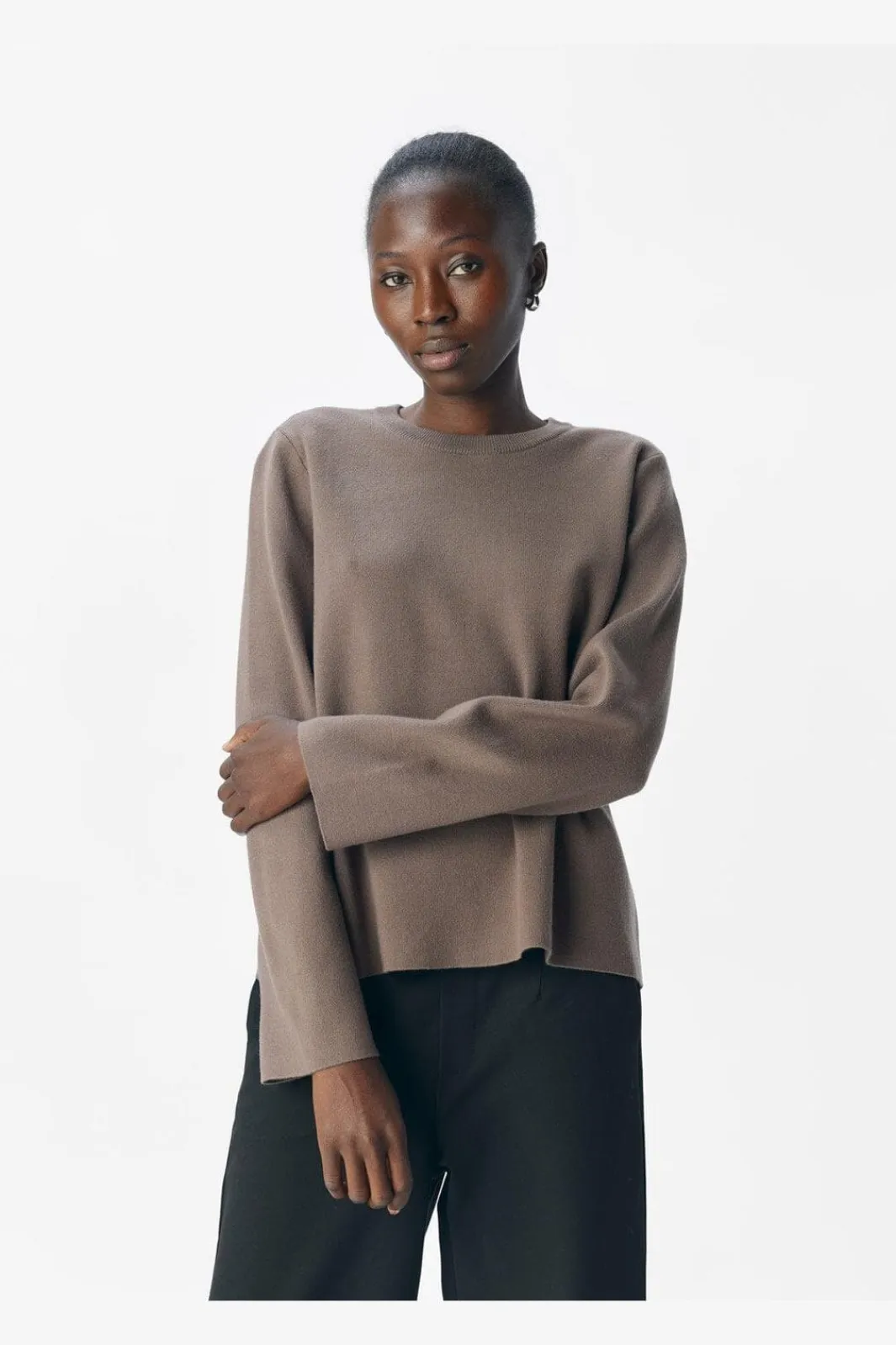 New Object Objreynard O-Neck Pullover 4649719 Morel